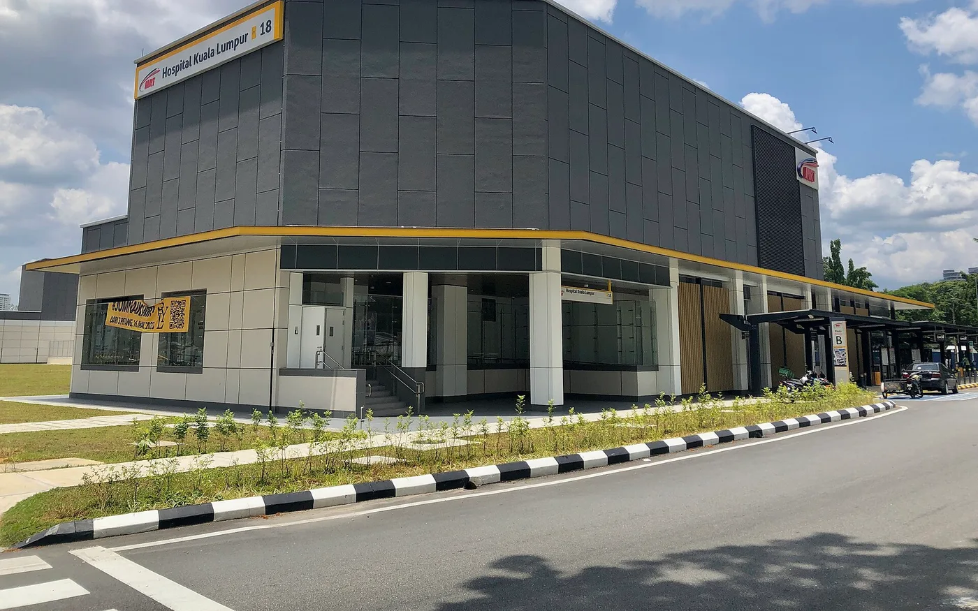 Kuala Lumpur MRT station entrance