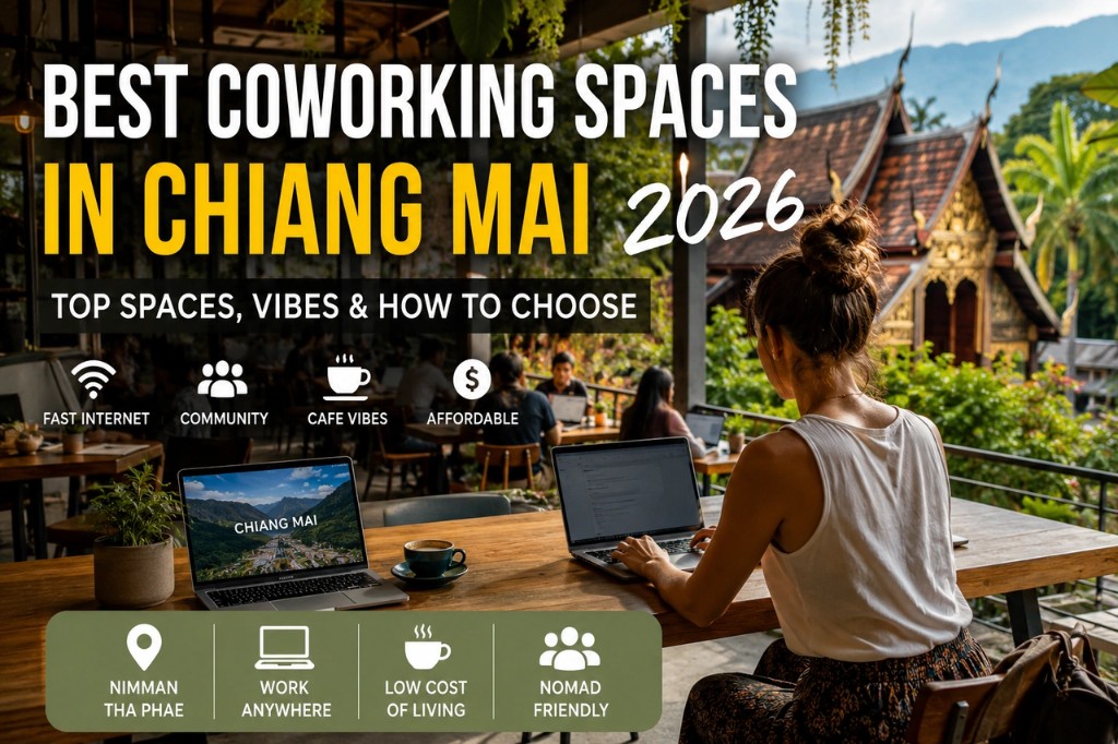 Best Coworking Spaces in Chiang Mai (2026) — Digital Nomad Guide