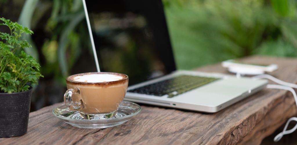 Morning remote work routine in Chiang Mai or Bali