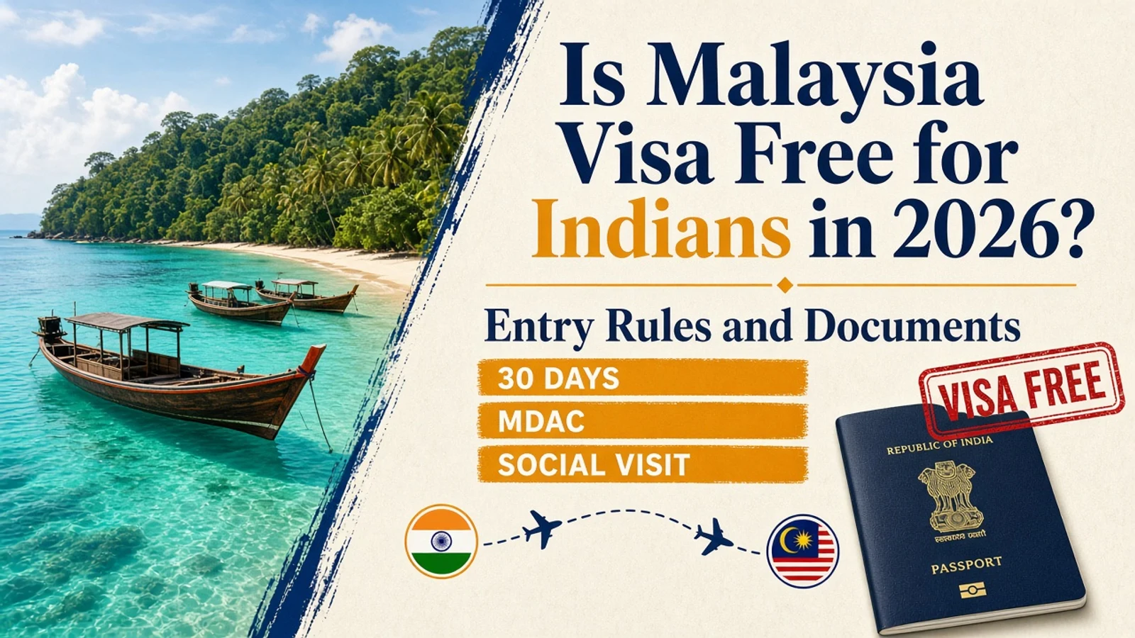 Is Malaysia Visa Free for Indians in 2026? Entry Rules and Documents