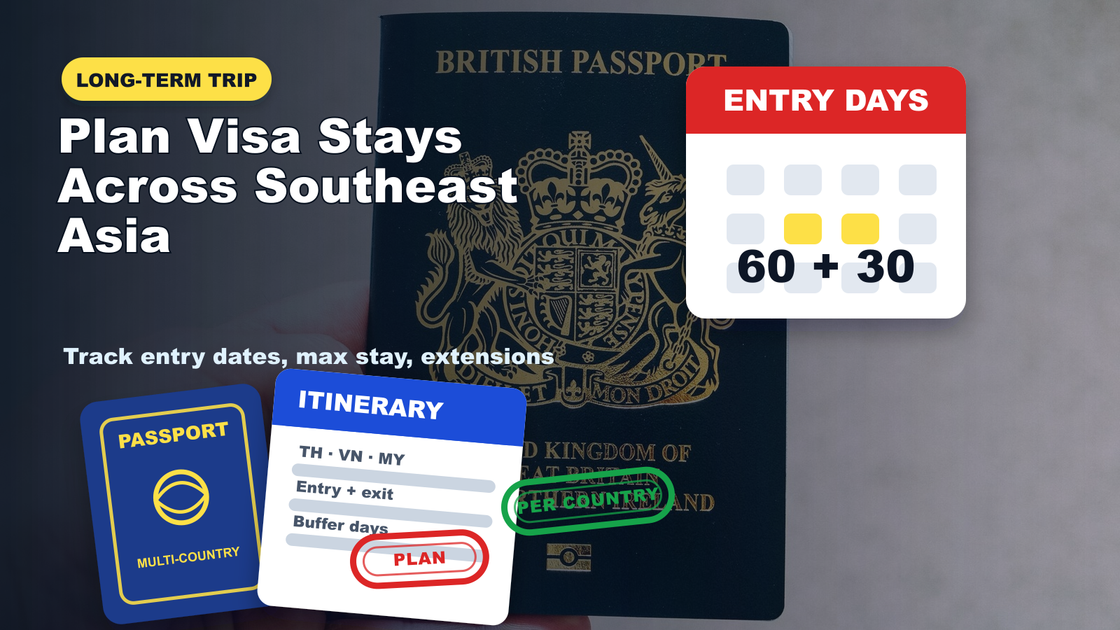 How to Plan Visa Stays for a Long-Term Trip Around Southeast Asia