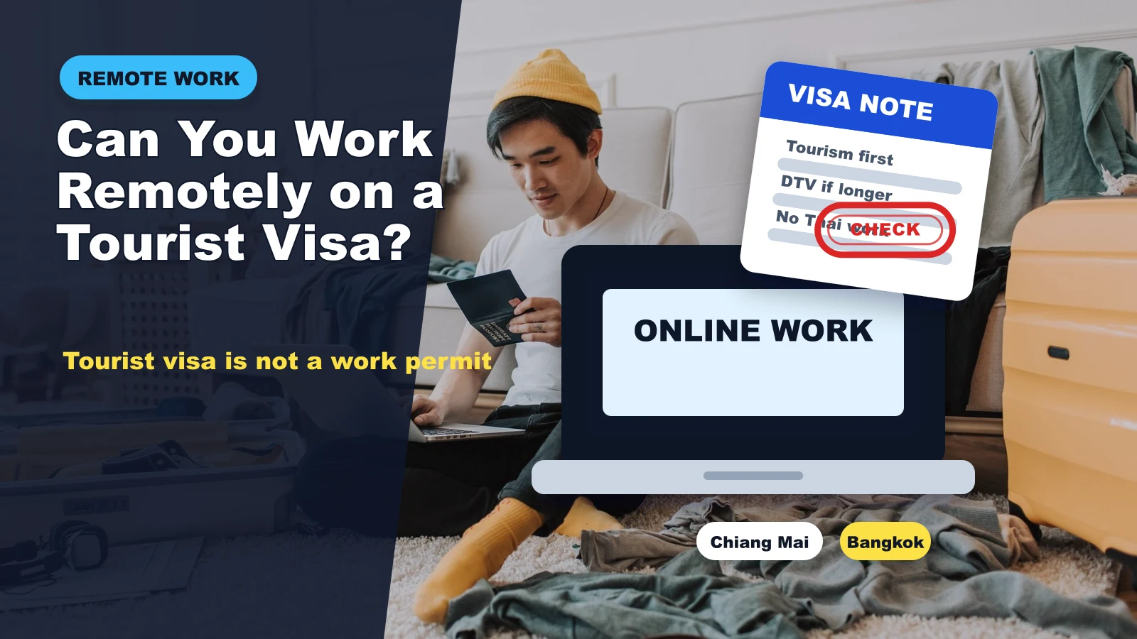 Can You Work Remotely in Thailand on a Tourist Visa?