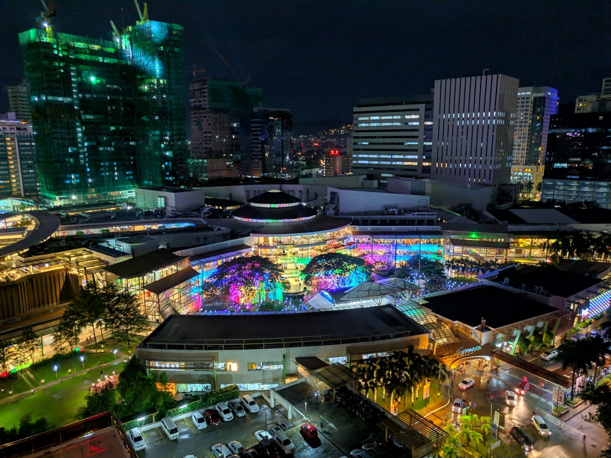 Cebu City skyline and streets