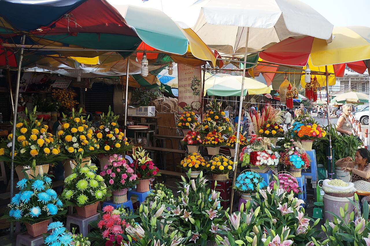 A market in the BKK1 area