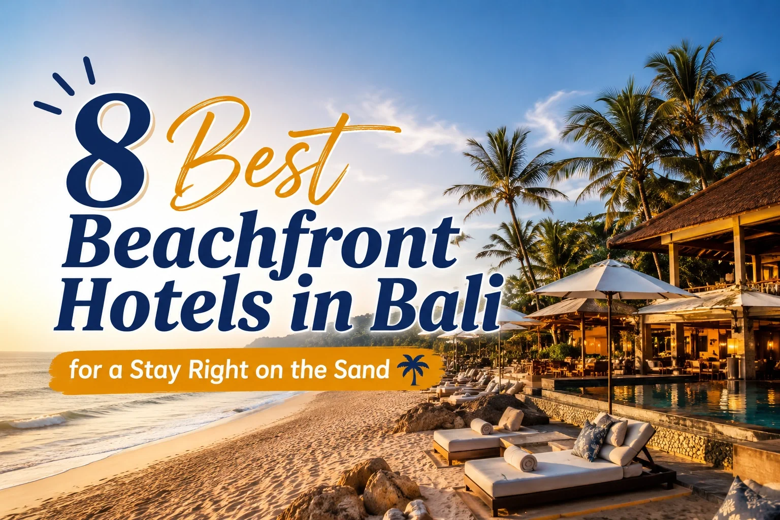 8 Best Beachfront Hotels in Bali for a Stay Right on the Sand (2026 Guide)
