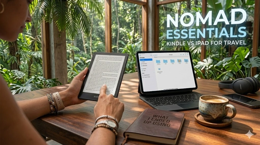 Kindle vs iPad for Travel: What I Ended Up Using as a Digital Nomad