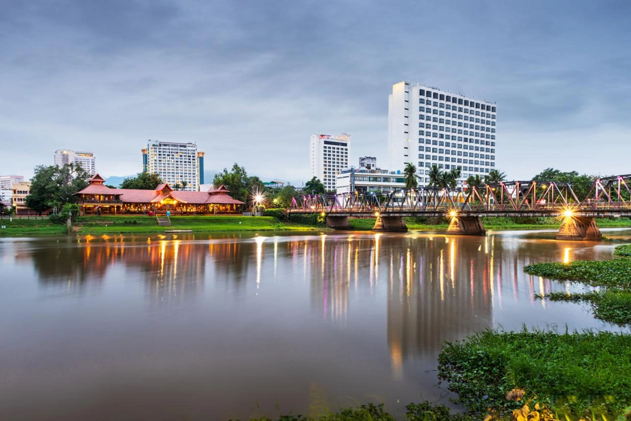 Chiang Mai riverside evening