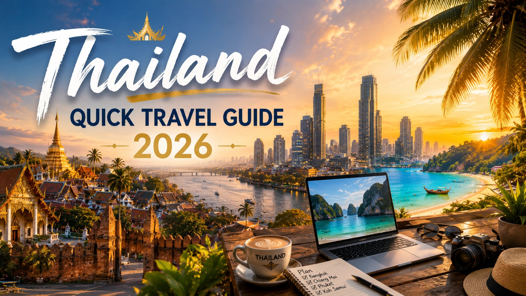 Thailand Travel Guide 2026: Cities, Beaches, Costs & Digital Nomad Life