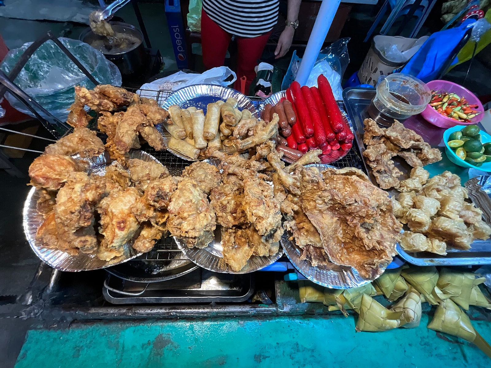 Grilled food at a Cebu barbecue market