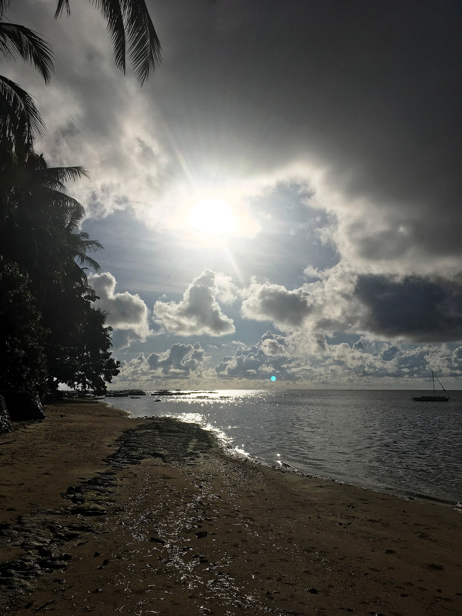 A rainy day at a Siargao cafe